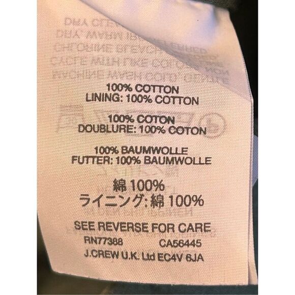 J Crew Pants Womens Size 10 Green Rory Cropped Wide Leg Tie Waist Lined (8517) R - Picture 10 of 10